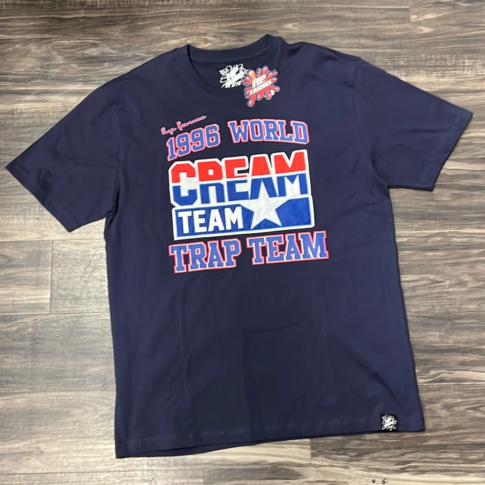 Men’s Blue Hp Farms Cream Team Champions Shirt